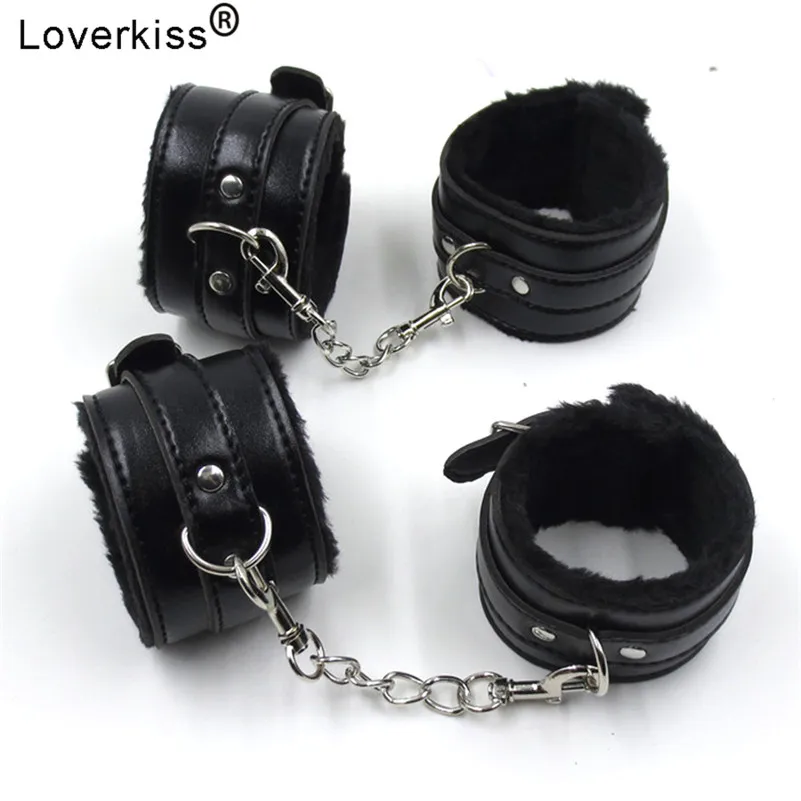 Loverkiss из искусственной кожи наручники Для лодыжек игрушки для взрослых набор