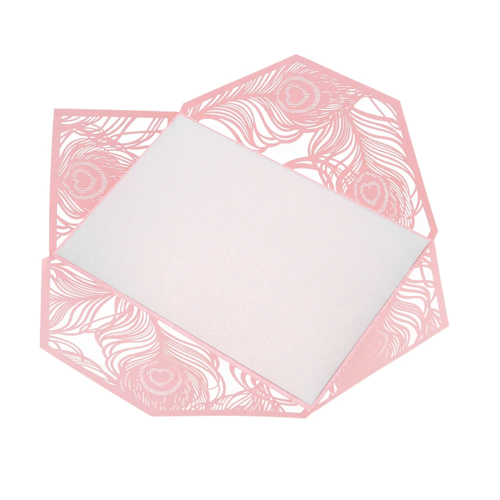 Перламутровая бумага Свадебная 10 шт. романтические Пригласительные открытки +