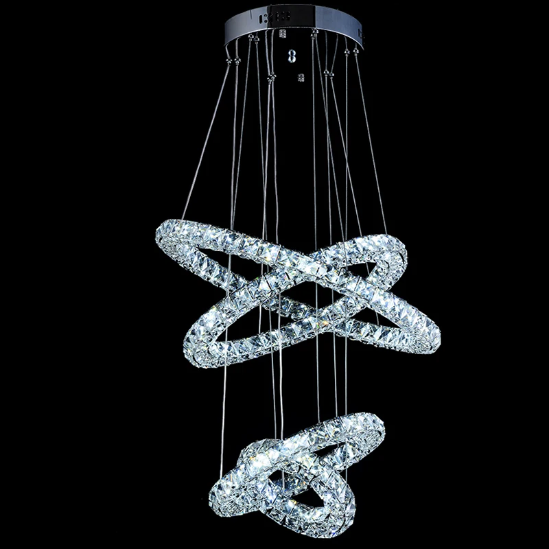 Modern Lustre Led Crystal Chandelier Lighting Ceiling Chandeliers Light Lamparas De Techo Hanglamp Suspension Luminaire Lampen | Освещение