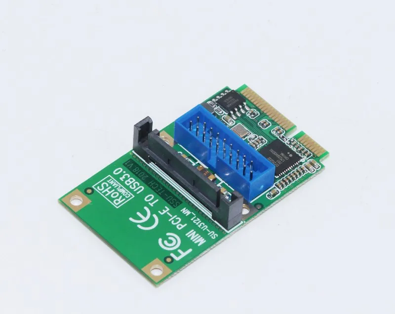 Mini PCI E USB карта MINI Express к 3 0 адаптер 19Pin Header 5 Гб SATA Power Half High Full подходит для ПК|Платы