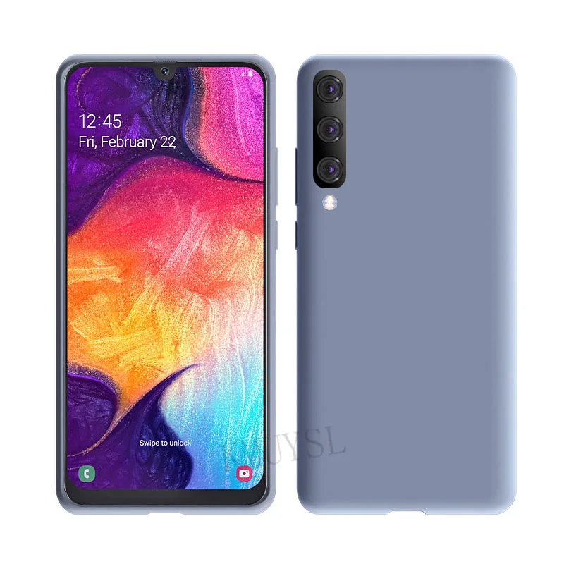 6 Фирменная мягкая и гибкая жидкий силиконовый чехол для SamSung Galaxy S8 S9 плюс A6 J6 J8 A7 S10E Примечание 10 8 9 M10 M20 M30 A50 A70 A30 крышка - Цвет: 6