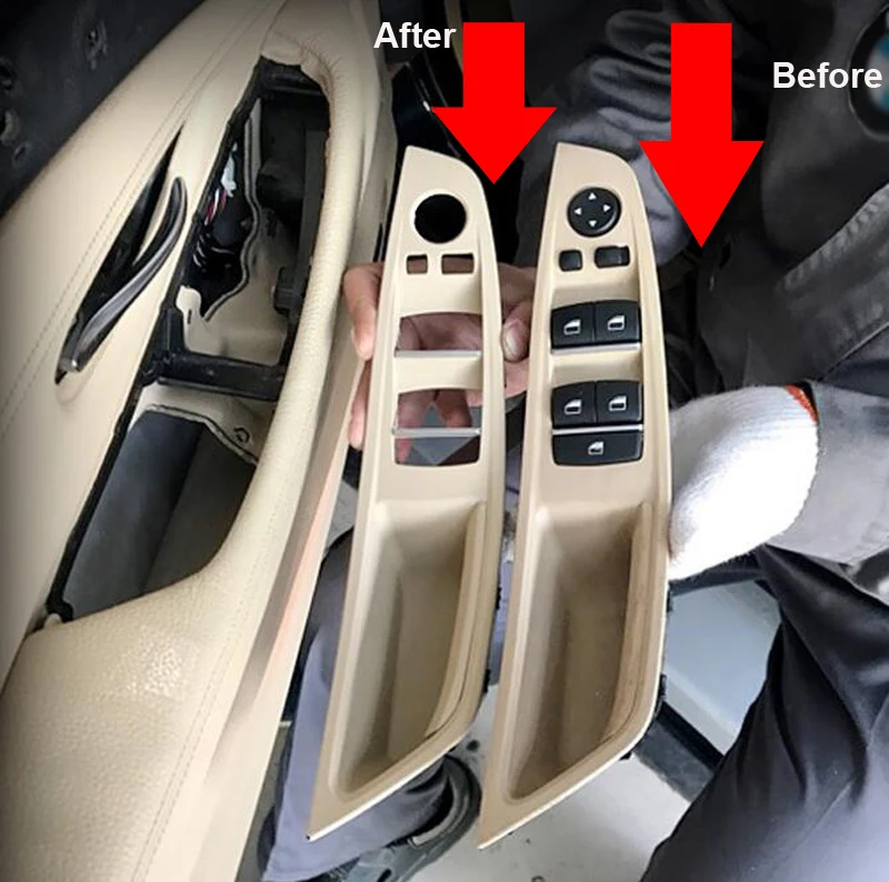 Роскошный кожаный правый руль RHD для BMW 5 серии F10 F11 520 525 серая Автомобильная