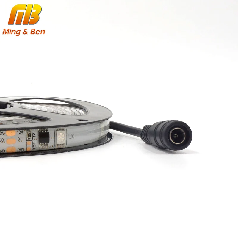 [MingBen] 5 м светодиодные ленты Smart Auto Сменные RGB DC 12 В в SMD 5050 полный цвет Pixel IC цифровой