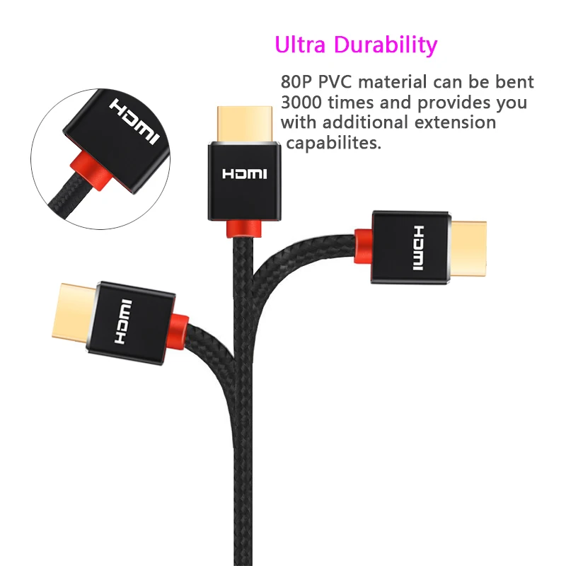 Lungfish высокоскоростной HDMI кабель с ARC Ethernet новейший стандарт поддерживает 1080p 3D Аудио возврат, Ultra HD 1 м 2 м 3 м 5 м 10 м