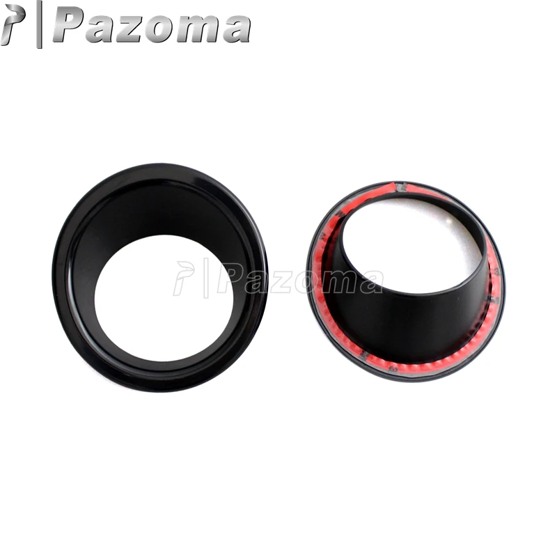 Черный ABS передний бампер противотуманная фара кольцевая Крышка для 2007-2015 Jeep Wrangler