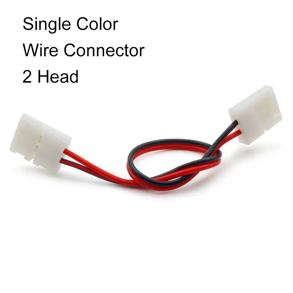 RGB CCT RGBW LED Strip Connector 6pin 5pin 4pin PCB Solderless Adapter For RGB+CCT light Clip Easy 5pcs | Обустройство дома