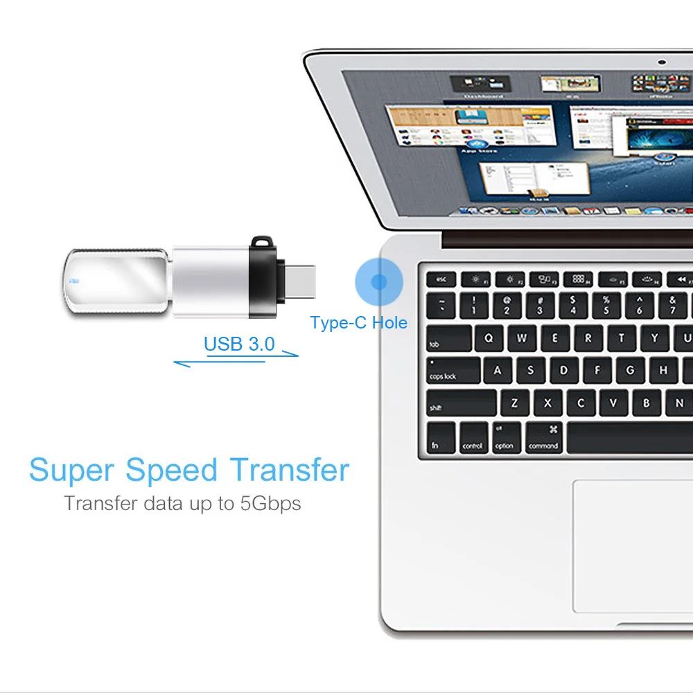 Type C к USB 3 0 OTG кабель Тип адаптер USBC конвертер для huawei samsung Xiaomi MacBook заряд данных