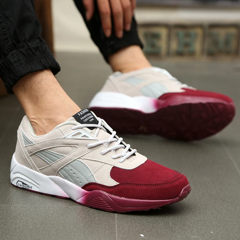 2017 Новых Прибытия Замши мужская Обувь Удобные Мужчины Повседневная Для Ходьбы