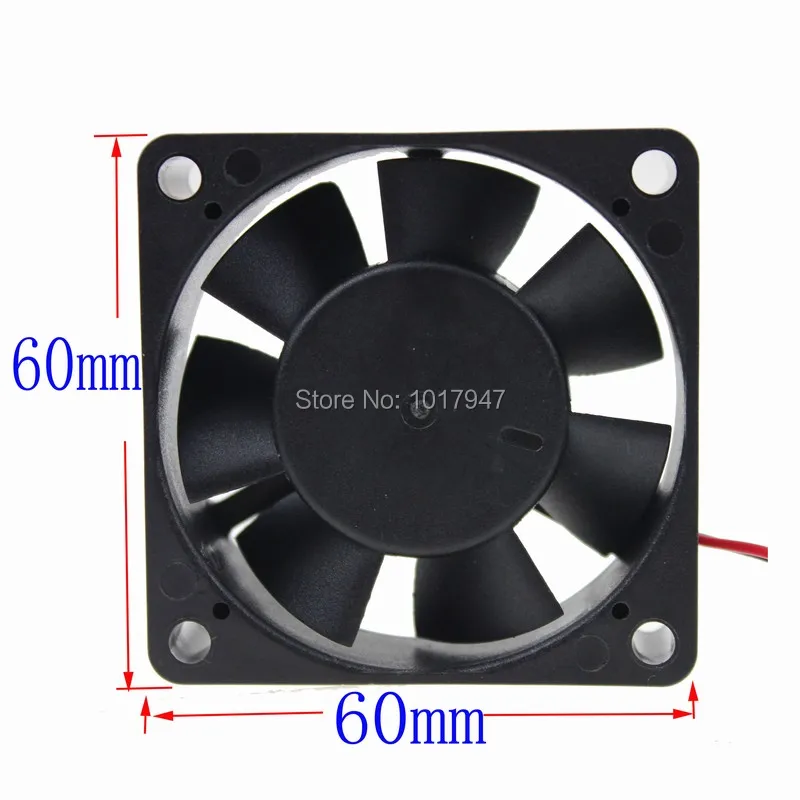 50 шт. в партии Gdstime DC 12 В 2Pin 2510 Разъем 6020 60 мм 60x20 6 см воздушный поток охлаждающий