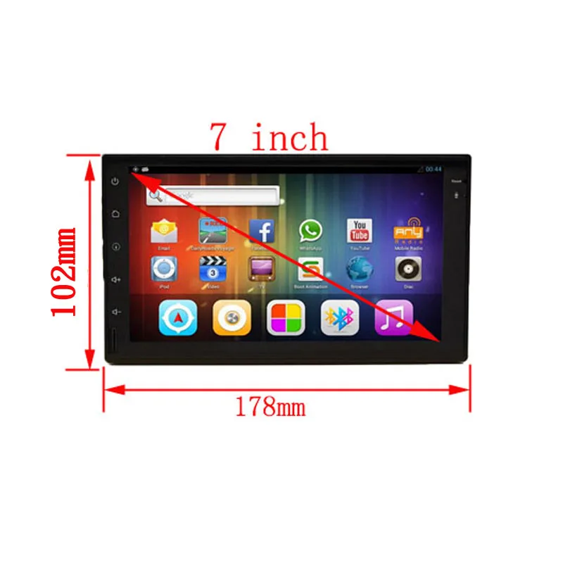 1024*600 ПЗУ 16G четырехъядерный Android 7 1 подходит для Hyundai Matrix space Elantra Lavita LAVITA 200-2010