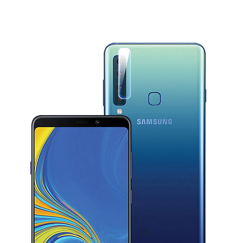 2 шт Для samsung Galaxy A9 A7 2018 объектив камеры закаленное стекло для Защитная пленка