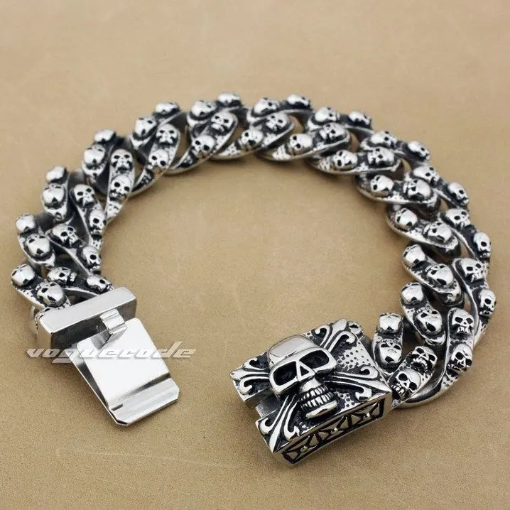 Мужской браслет в стиле панк из нержавеющей стали 316L|bracelet tassel|bracelet crystalsteel shank |