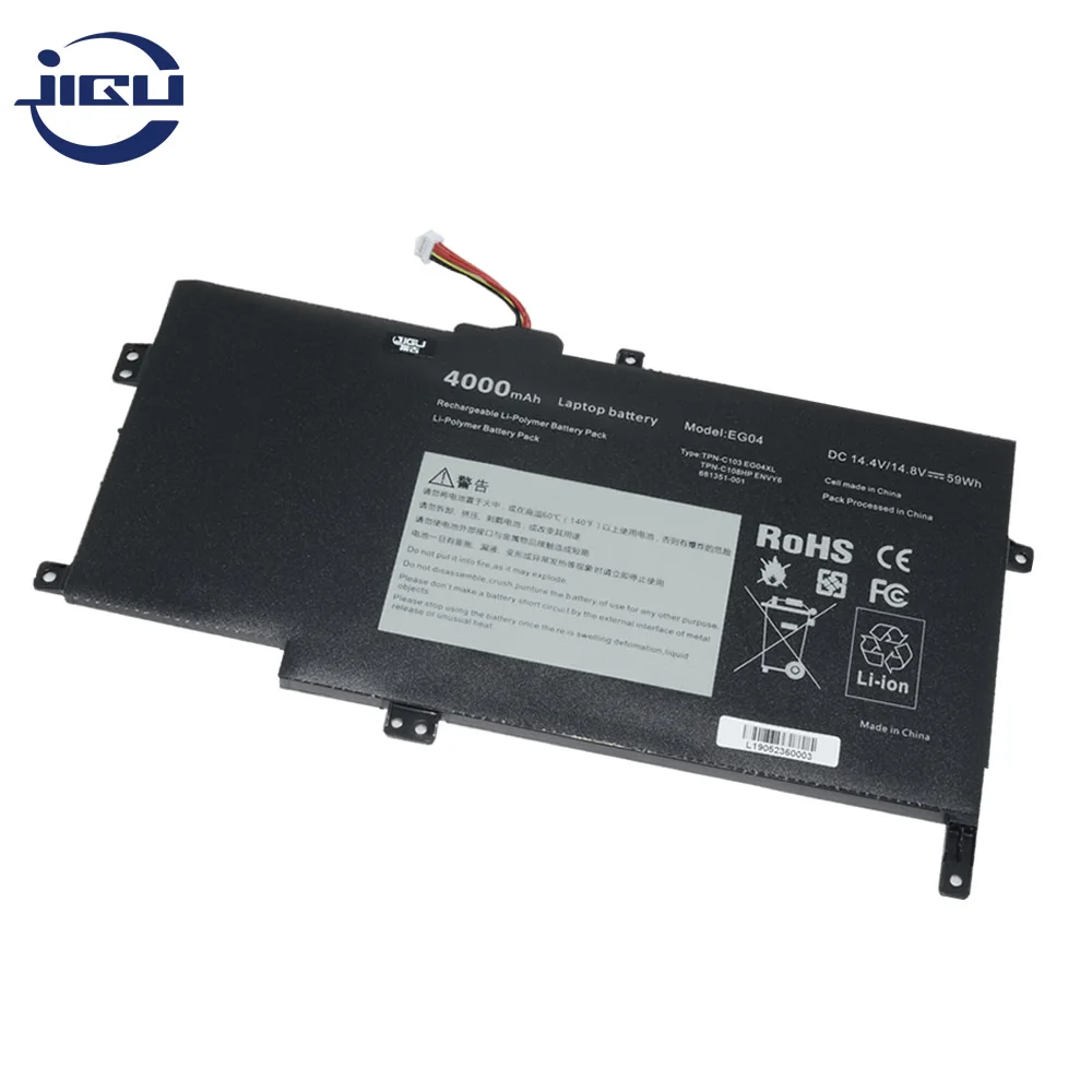 

JIGU 4CELLS Laptop Battery EGO4XL HSTNN-DB3T HSTNN-IB3T TPN-C103 For HP For ENVY 6-1002TU 1002TX 1003TU 1003TX 1004TU 1005TX