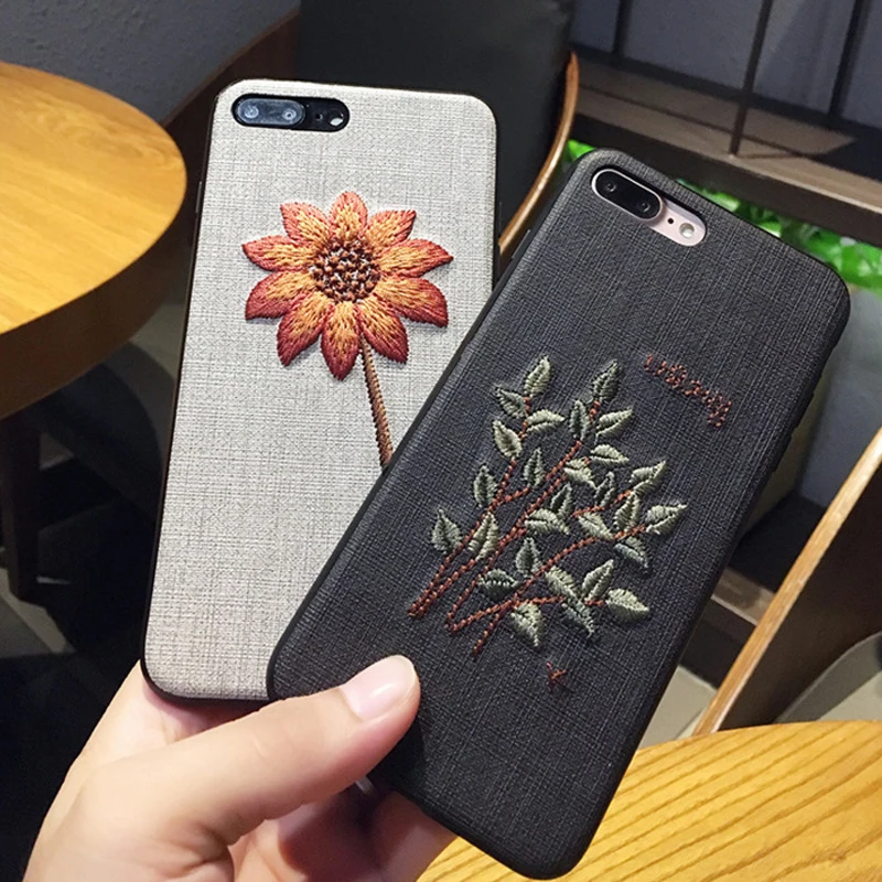 XinWen роскошный 3d цветок pc чехол-лента на заднюю панель для iphone 6 6s plus 6plus s
