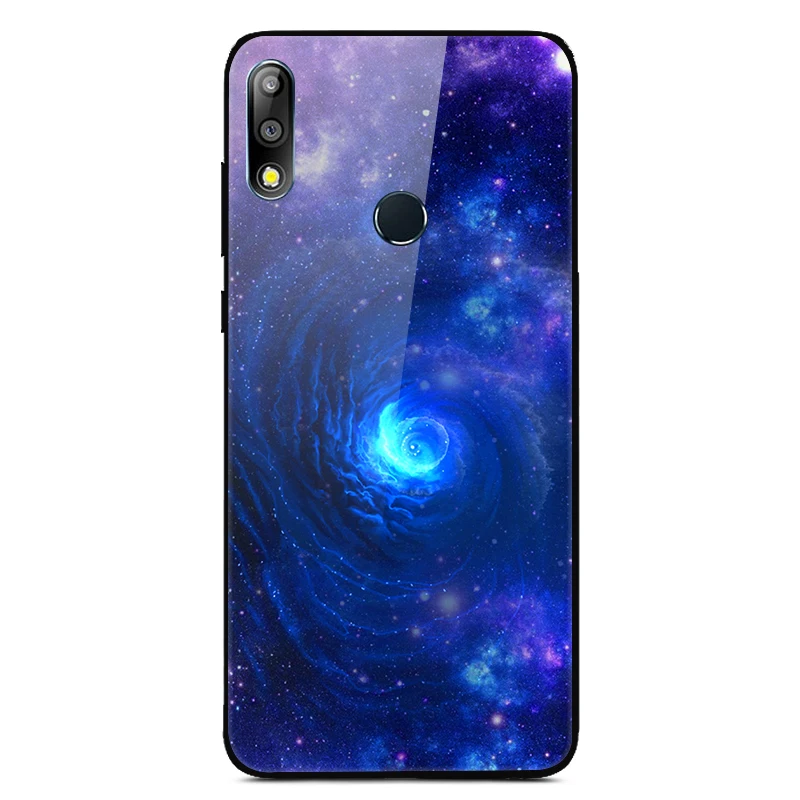 Для Asus Zenfone Max Pro M2 ZB631KL чехол из закаленного стекла с изображением планеты космос, стеклянный чехол на заднюю панель для Asus ZB631KL ZB 631KL ZB 631 KL