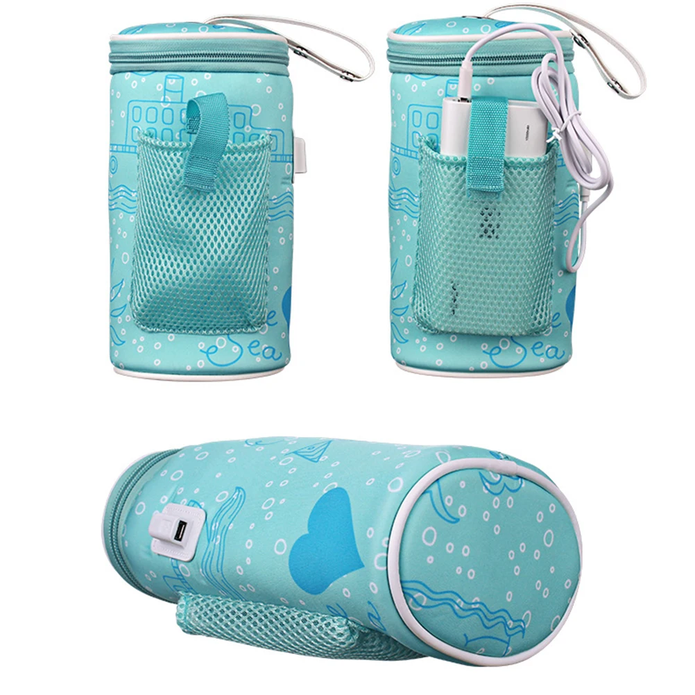 Сумка для подогрева детских бутылочек Портативная USB-зарядка Детская Бутылочка