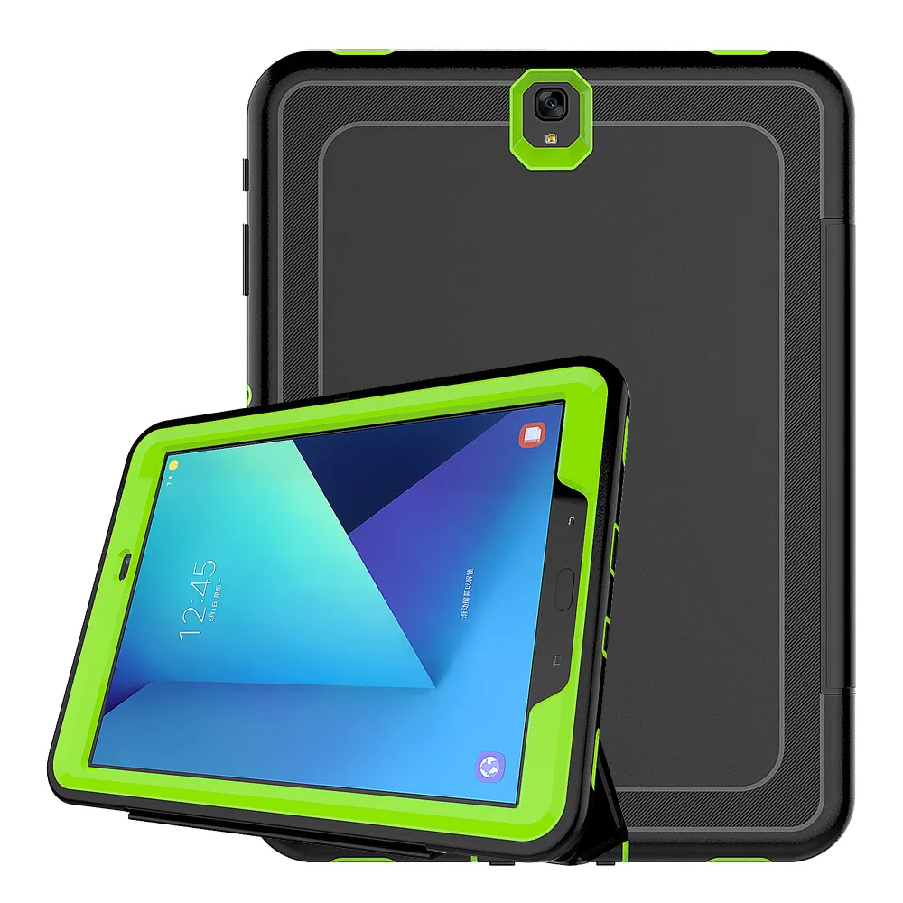 3 Противоударный Heavy Duty 3-складной стенд Дети чехол для Samsung Galaxy Tab S3 9,7 T820 SM-T820 T825 Smart Sleep Wake UP Чехол Funda - Цвет: 3