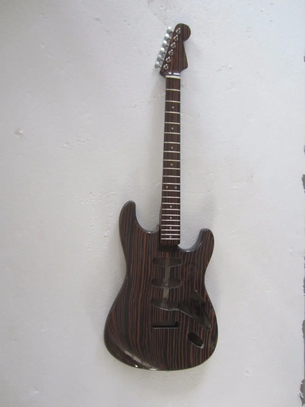 Зебра дерево электрогитара тело и шея отличные части 21 Лады/22 лада guita|Детали