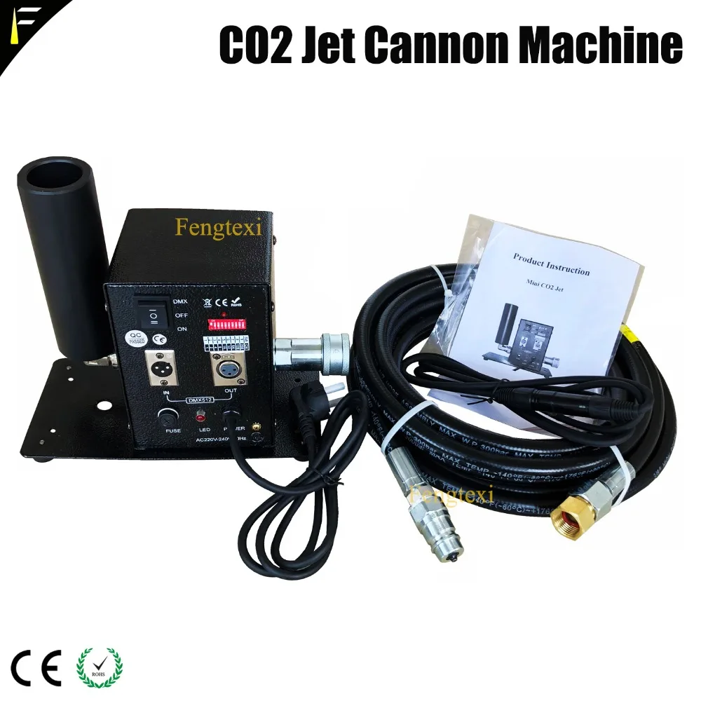 Клубная пушка 2 шт. в партии DMX512 Co2 Jet Cryo Blaster холодный воздух газ Cloumn машина для