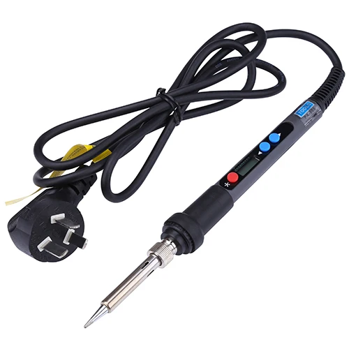 CN Plug 220V 110 В/220 В 90 Вт цифровой ЖК Электрический паяльник сварочные инструменты Soudure soldeerbaut Регулируемая температура паяльник - Цвет: CN Plug 220V