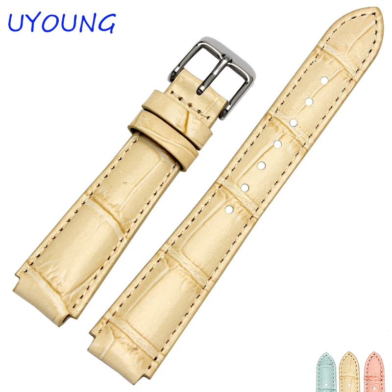 18 мм качественный модный ремешок для часов из натуральной кожи Женские