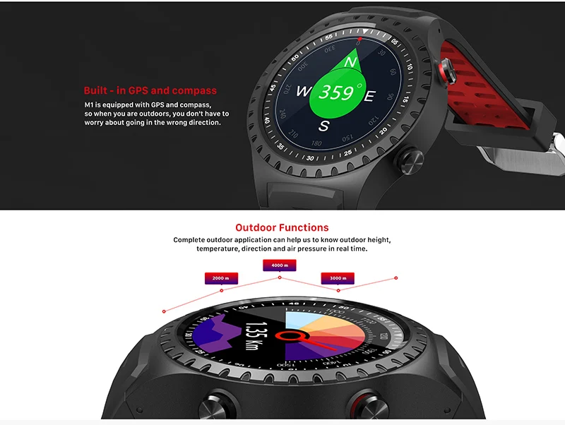 North Edge gps спортивные часы Bluetooth Вызов мульти-спортивный режим компас высота открытый бег музыка Смарт часы пульс