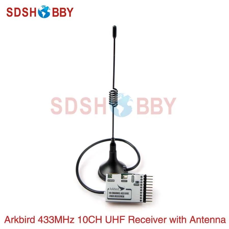 

Arkbird 433MHz 10CH FHSS Receiver with Antenna for Arkbird-LRS UHF System