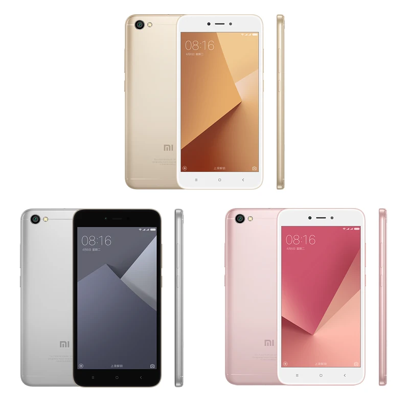 Мобильный телефон Xiaomi Redmi Note 5A с глобальной версией 2 Гб ОЗУ 16 ПЗУ четырехъядерный