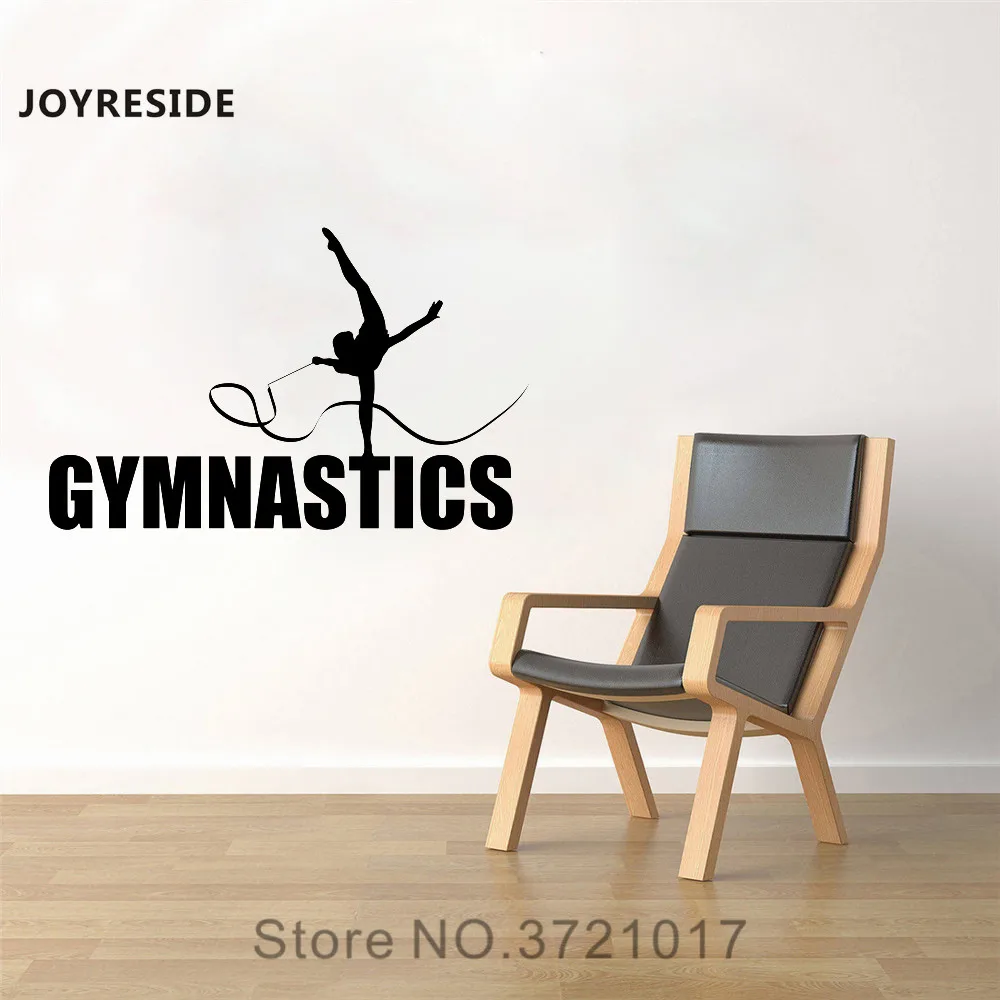 Joysebe настенная Спортивная наклейка для гимнастики фитнес-наклейка домашний