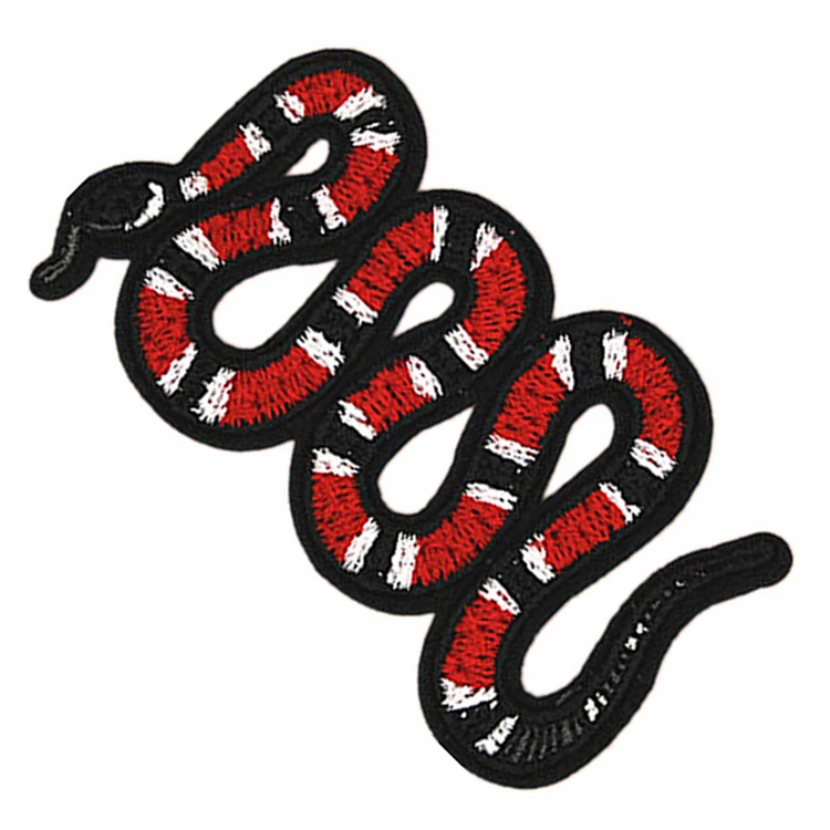 6 шт./лот, железные нашивки для вышивки в виде змеи и животных, наклейки для шитья одежды, джинсов, мужчин, аппликация, аксессуар для DIY