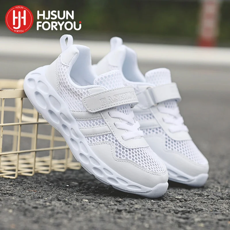 2022 Hot New Children Shoes Brand Mesh Sneakers Fashion Breathable Kids Sports Boys Girls Casual Running | Детская одежда и обувь