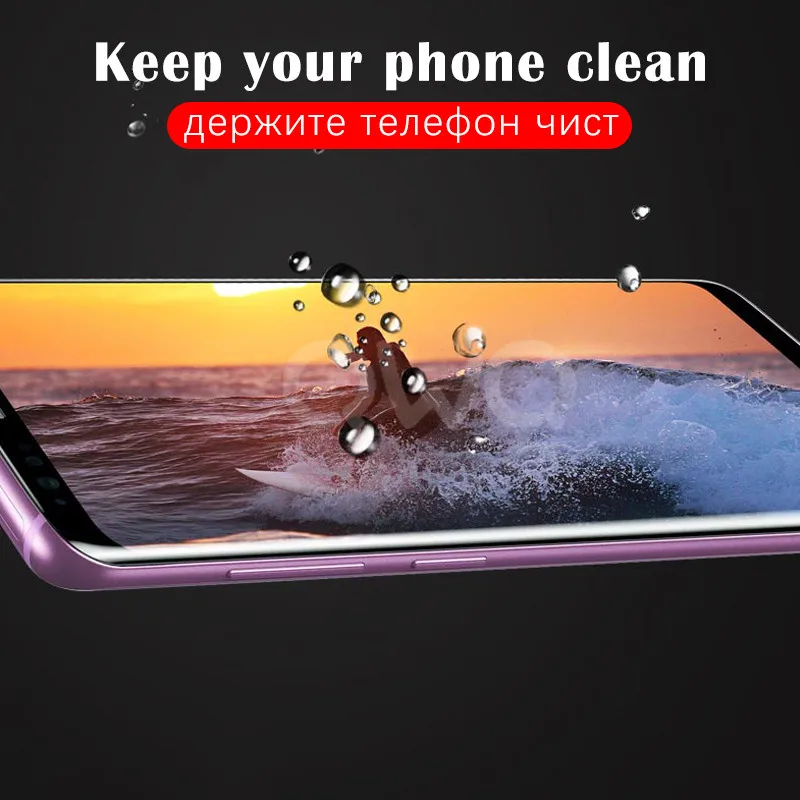 40D изогнутый экран протектор защитное стекло на для samsung Galaxy S9 S10 S8 Plus Note 10 Plus 8 9 закаленное стекло для самсунг samsung A50 защитная пленка нет гидрогелевая пленка
