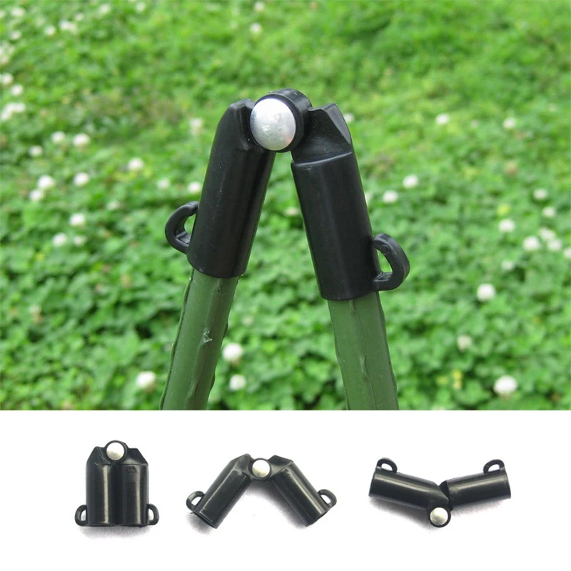 2pcs 11 16 20mm Gardening Pillar Support Forks Climbing Flower Vegetable Plants Brackets Connectors Pergolas Garden Build Parts