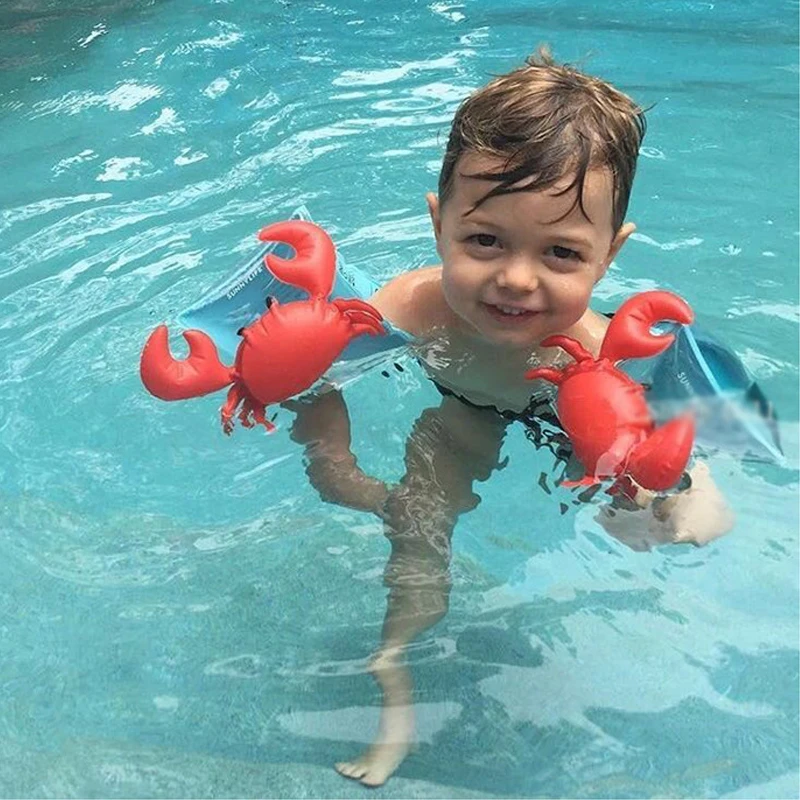 Детские плавающие кольца Gumay надувные из ПВХ с мультяшным рисунком аксессуары