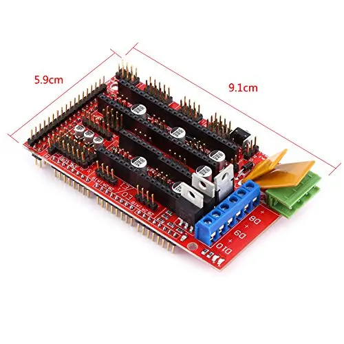 3D принтеры полный комплект пандусы 1 4 + Мега 2560 MK2b радиатор LCD2004 двигатель MK8
