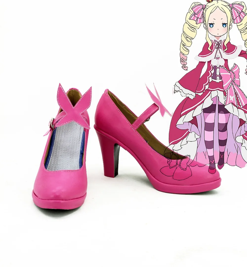Re:Zero kara Hajimeru Isekai Seikatsu костюм Беатриче для косплея shoes аниме сапоги на заказ|shoes men