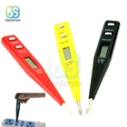 Электрический индикатор переменногопостоянного тока 12-250 В, измеритель напряжения, цифровой вольтметр, настенная розетка, детектор напряжения в розетке сенсор, тестер, ручка