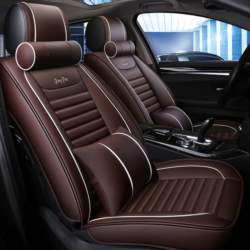 2019 новые роскошные автомобильные чехлы из искусственной кожи для Ford mondeo Focus Fiesta