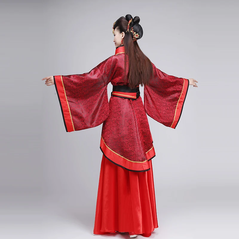 Китайский стиль традиционное Hanfu женское платье для взрослых костюм улучшение Qufu