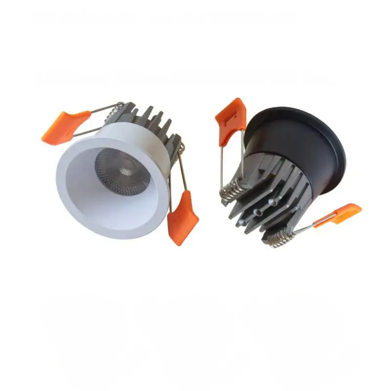 3W Dimmable COB  LED Recessed Cabinet mini Spot light 110V 220v Mini downlight white round body Include LED Driver