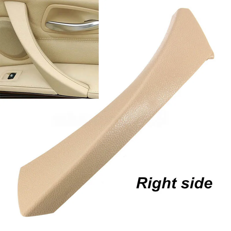 

Beige Right Inner Door Panel Handle Outer Cover Trim For BMW 3-Series E90 Beige