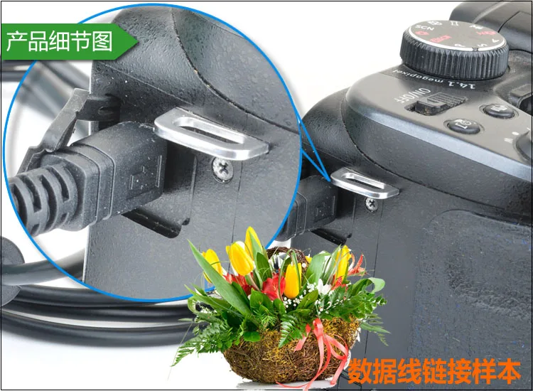 USB-кабель для зарядки и передачи данных 12 контактов шнур фотовспышки Olympus женский