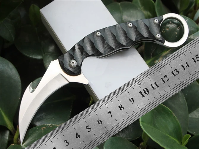 G10 ручка 7Cr17Mov лезвие складной нож керамбитовый тактический EDC инструмент
