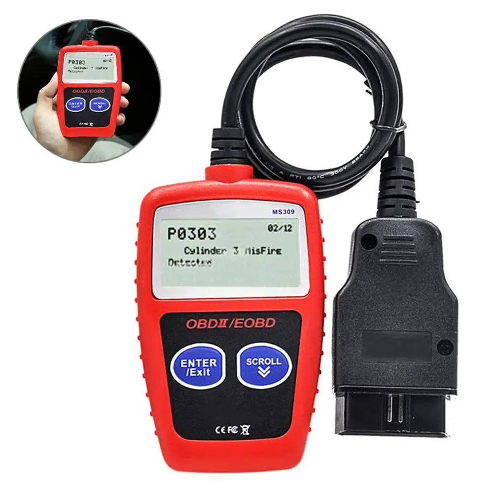 Считыватель кодов MS309 OBD2 OBDII автомобильный диагностический инструмент MS 309