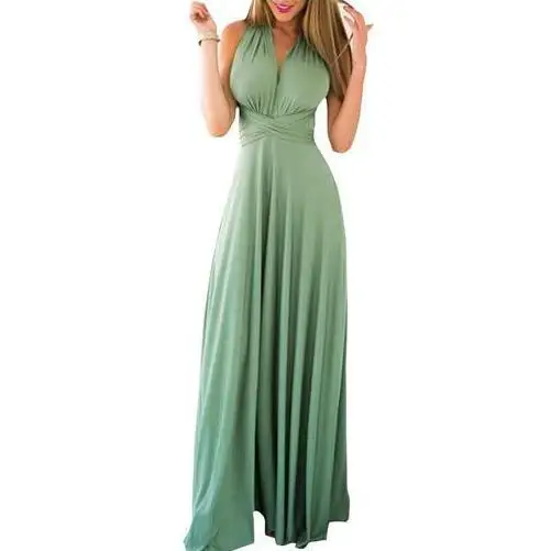 Роскошные Длинные вечерние платья 2018 женское Красное Бандажное платье с запахом