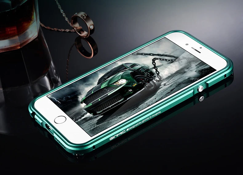 Металлический бампер чехол для iphone 8 чехол Алюминий Рамка для iphone 8 7 Плюс Прозрачный задняя крышка Coque для iphone 7 металл пластмасс случае