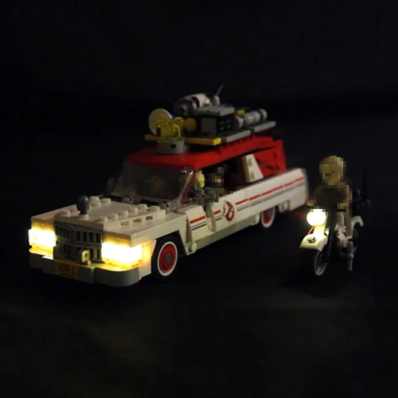 Светодиодный светильник для 75828 Ecto 1 & 2 Ghostbusters строительные кирпичи блоки кино
