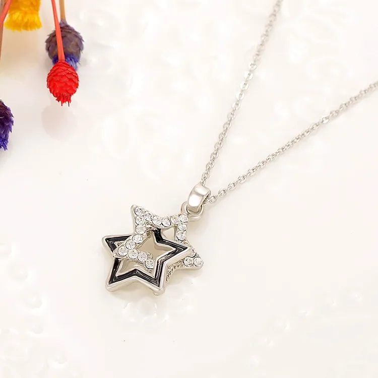 Европейский и американский Шарм посеребренный ювелирный набор масляная цветная