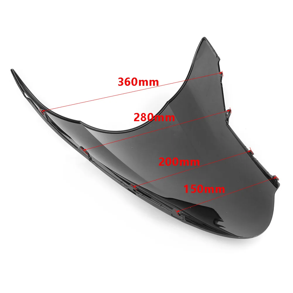 VFR800 мотоциклетное ветровое стекло дымчатое лобовое для Honda VFR 800 2002 2003 2004 2005 2006 2007