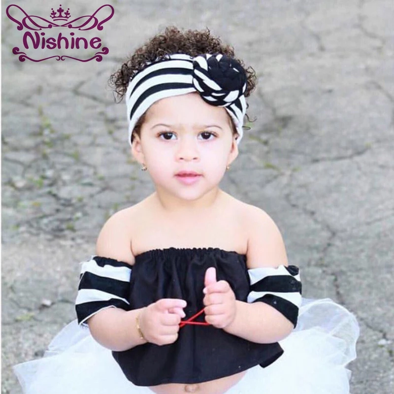Детские головные повязки Nishine для девочек аксессуары волос тюрбан Детская